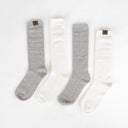 Soft Slouch Crew Socks 2 Pack - Natural