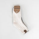 Super Soft Crew Sock 3 Pack - Ivory/Grey/Black