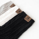 Super Soft Crew Sock 3 Pack - Ivory/Grey/Black