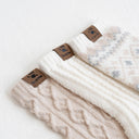 Super Soft Crew Sock 3 pack - Geo Texture
