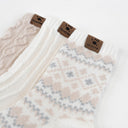 Super Soft Crew Sock 3 pack - Geo Texture