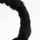 Silky Faux Fur Earmuffs - Black