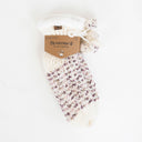 Cozy Cable Gripper Socks - Pom Pom Lotus