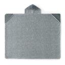 COZY HOODED WEARABLE BLANKET CHARCOAL